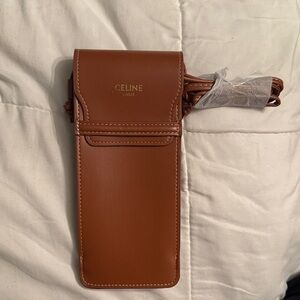Brown Leather sunglass Case
